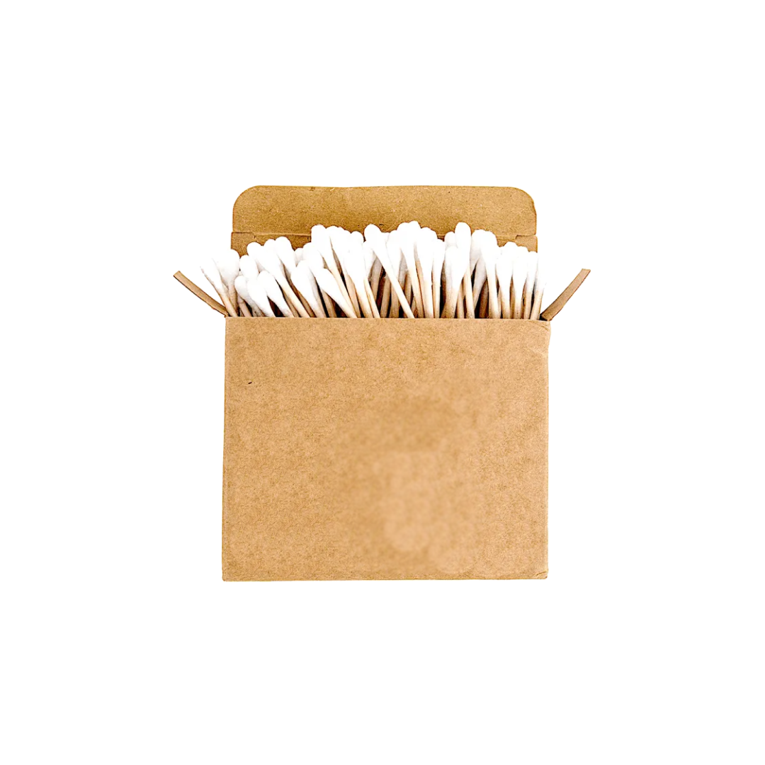 Bamboo Cotton Swabs (Pack of 200)